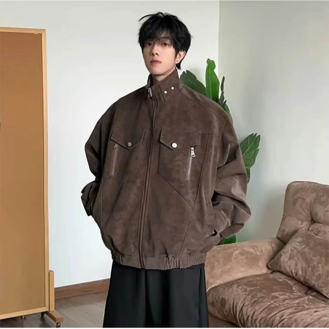 Fall Winter Large Size Men's American High Street Pilot Jaet Baseball Sle Outerwear Versatile Long Sve Zipper Coat
Fall Winter Large Size Men's American High Street Pilot Jaet Baseball Sle Outerwear Versatile Long Sve Zipper Coat