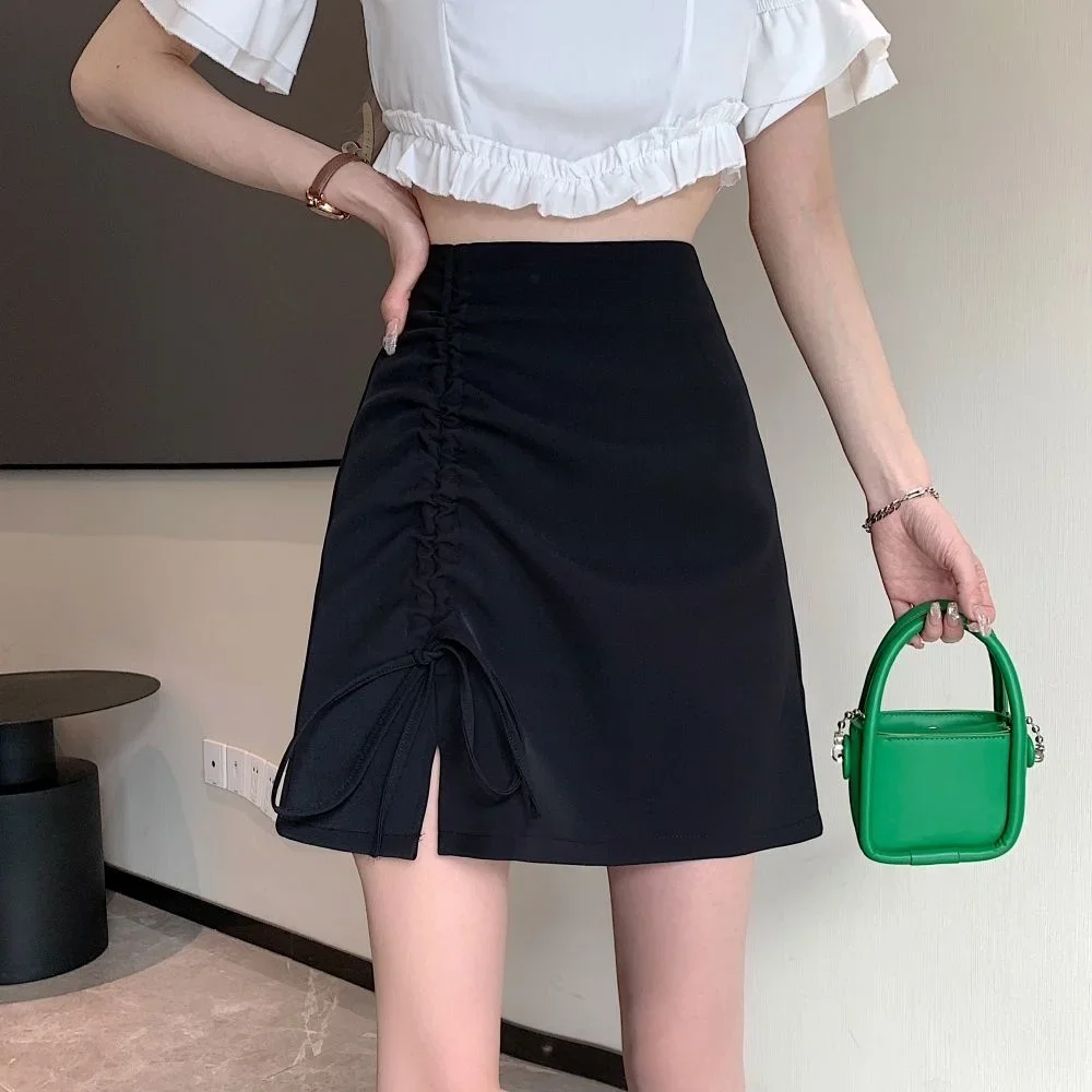 2023 Light Design Small A-line Skirt Women's High Waist Drawstring Ropa Mujer Mini Skirts Clothes for Women
2023 Light Design Small A-line Skirt Women's High Waist Drawstring Ropa Mujer Mini Skirts Clothes for Women