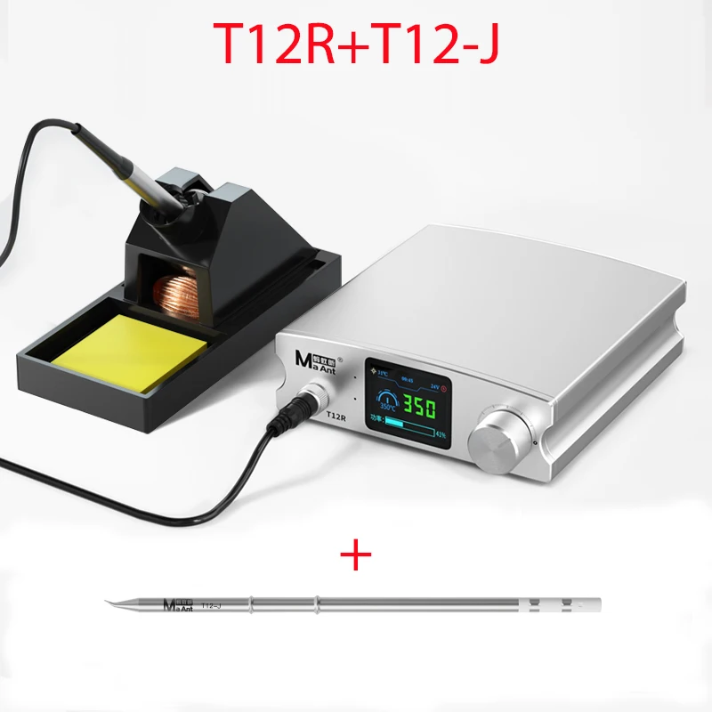 MaAnt T12R Mini Soldering station 75W Intelligent Temperature Control for Computer Mobile Phone Motherboard Repair Welding Tool
MaAnt T12R Mini Soldering station 75W Intelligent Temperature Control for Computer Mobile Phone Motherboard Repair Welding Tool