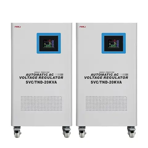 Svc/tnd Single Phase 10kva 15kva 20kva 30kva 40kva 50kva Ac Automatic Voltage Regulator Stabilizers Avr 140-260v 90-260v 10kw