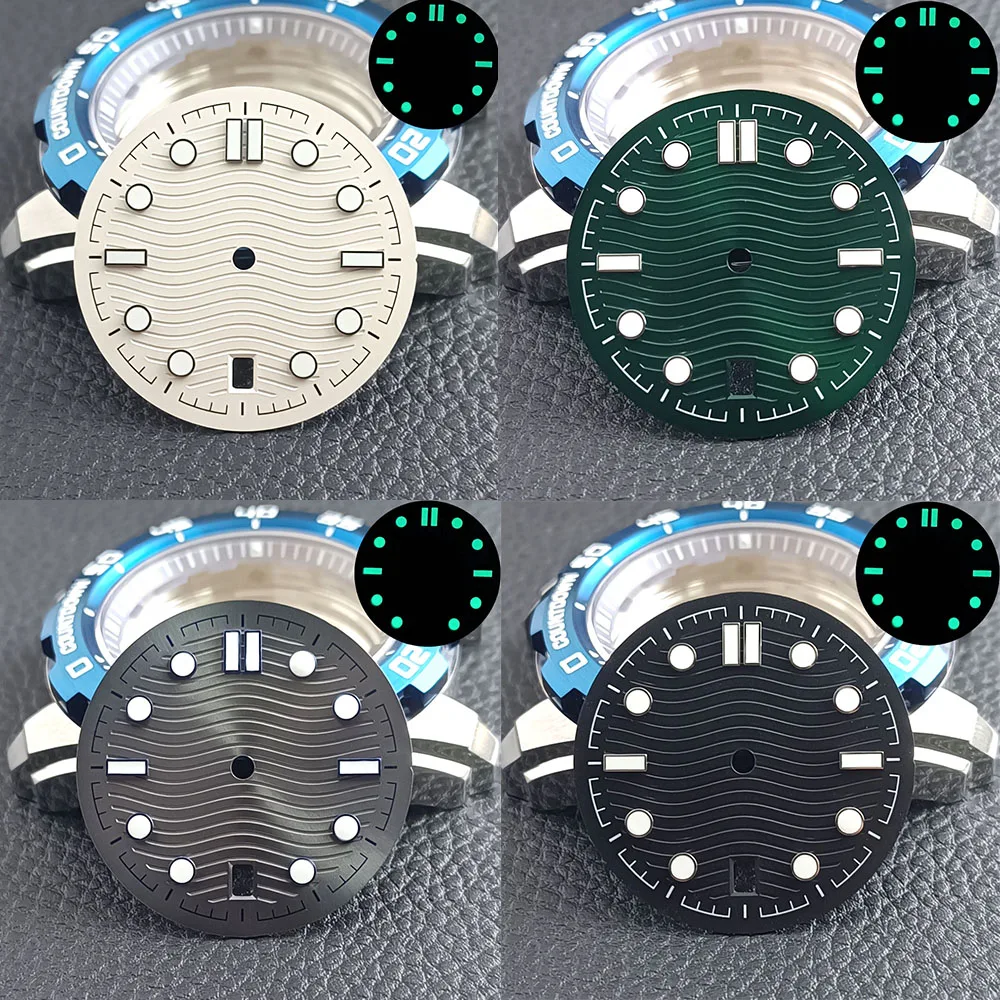 31.5MM 6 o'Clock Single Calendar Diameter Watch Dial Green Luminous for NH35 Movement Accessories
31.5MM 6 o'Clock Single Calendar Diameter Watch Dial Green Luminous for NH35 Movement Accessories