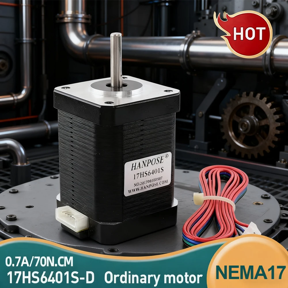 Шаговый двигатель NEMA 17 42, гибридный 2-фазный двигатель 17hs6401s, 60 мм, 7,3 кг.см, 1,8 А, шаговый двигатель для ЧПУ
Шаговый двигатель NEMA 17 42, гибридный 2-фазный двигатель 17hs6401s, 60 мм, 7,3 кг.см, 1,8 А, шаговый двигатель для ЧПУ
