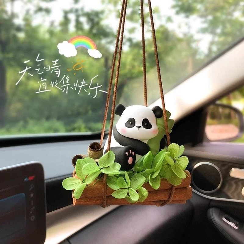Blessing Panda Car Hanging Ornament, High-end tone, Female Style Car Aromatherapy Pendant
Blessing Panda Car Hanging Ornament, High-end tone, Female Style Car Aromatherapy Pendant