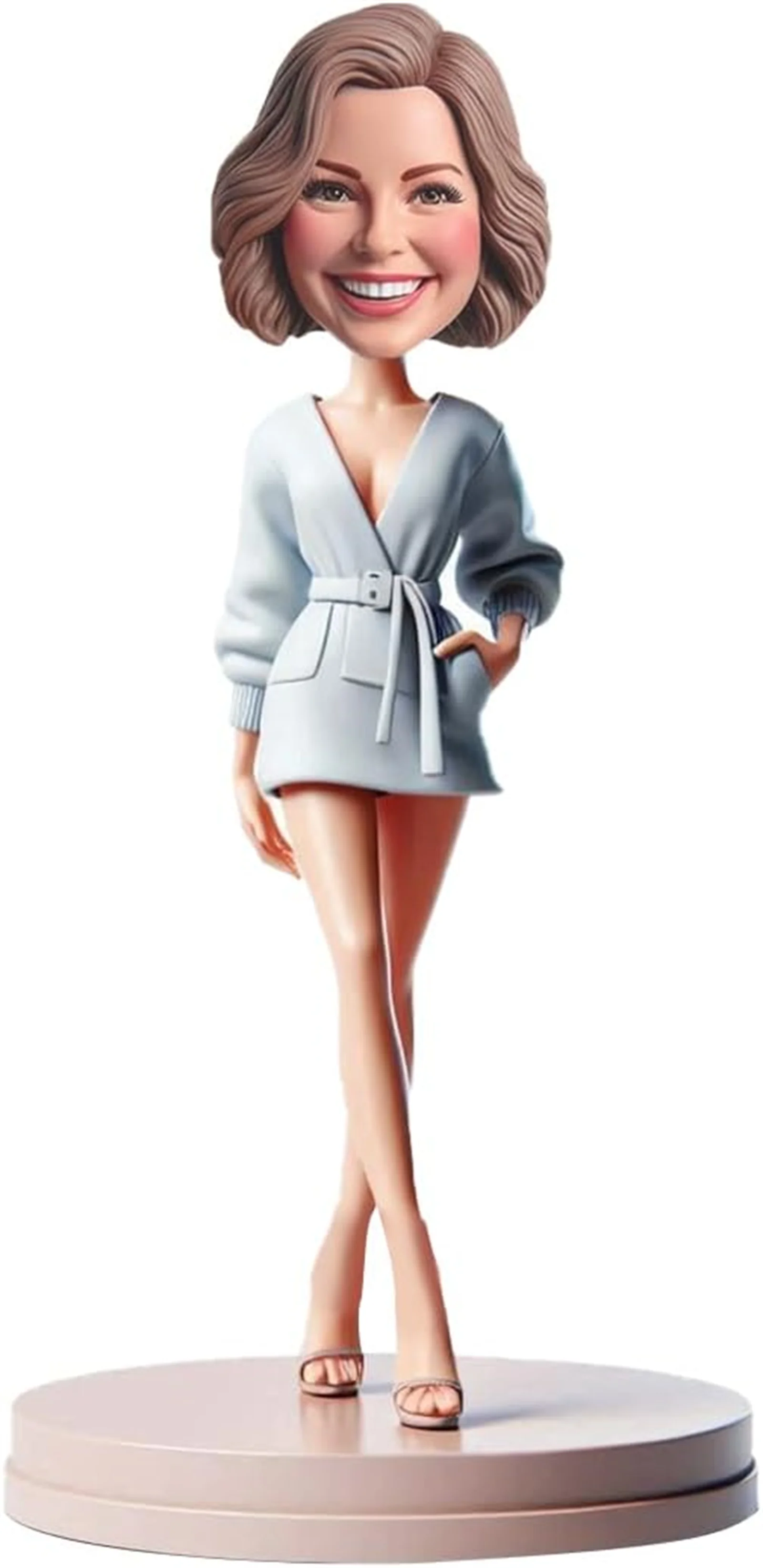 One - Legged Pose Lady Bobblehead Handcrafted from Your Photo Awesome Gift for Minimalist Enthusiasts Friend Mom Effortless Eleg
One - Legged Pose Lady Bobblehead Handcrafted from Your Photo Awesome Gift for Minimalist Enthusiasts Friend Mom Effortless Eleg