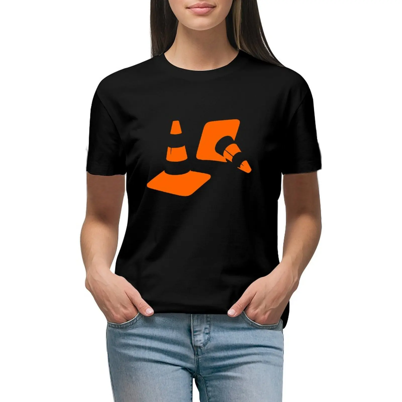 Traffic road cones safety pylons Whitc hat markers 2 T-shirt oversized Blouse summer tops Women's tops
Traffic road cones safety pylons Whitc hat markers 2 T-shirt oversized Blouse summer tops Women's tops