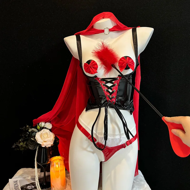 Новинка 2025 года, оригинальное сексуальное нижнее белье с вырезами Little Red Riding Hood для косплея, в стиле аниме, милый и трендовый наряд для ролевых игр для съемки
Новинка 2025 года, оригинальное сексуальное нижнее белье с вырезами Little Red Riding Hood для косплея, в стиле аниме, милый и трендовый наряд для ролевых игр для съемки