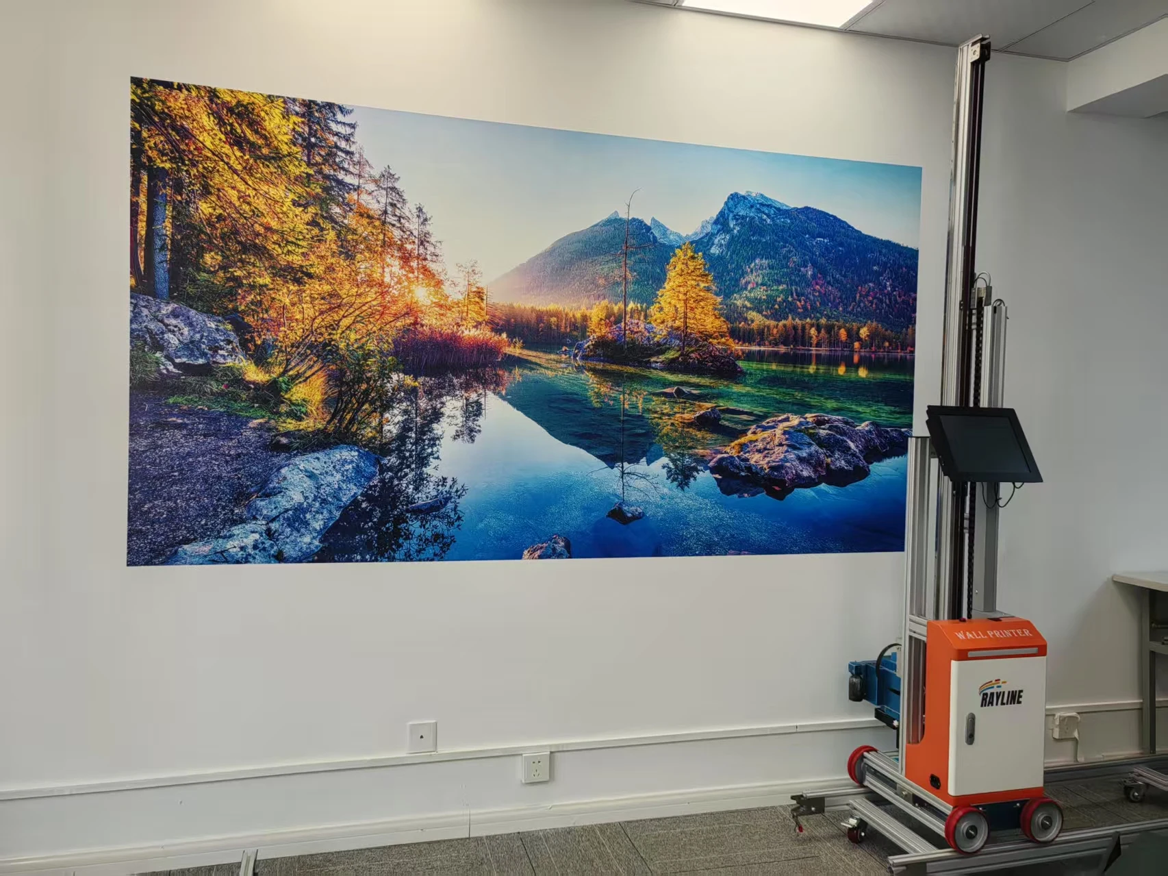 Unlimited Wide Height AI 4K Wall Printer 9600DPI 64 ㎡/h Direct to Wall Printer Mural Printing Machine Vertical UV Wall Printer
Unlimited Wide Height AI 4K Wall Printer 9600DPI 64 ㎡/h Direct to Wall Printer Mural Printing Machine Vertical UV Wall Printer