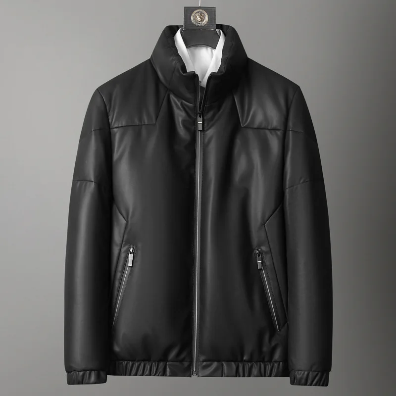Men's Genuine Leather Down Jacket, Sheepskin, Goose Down Leather Jacket, Thickened Coat, Autumn And Winter, Leather Jacket
Men's Genuine Leather Down Jacket, Sheepskin, Goose Down Leather Jacket, Thickened Coat, Autumn And Winter, Leather Jacket