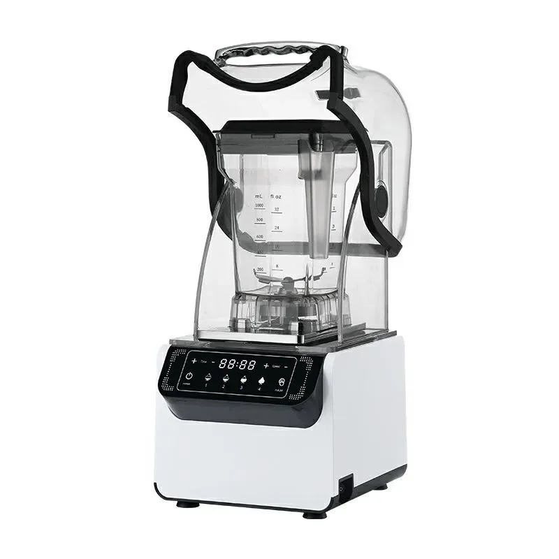 Intelligent with sound insulation cover, automatic ice crusher, high-power smoothie machine
Intelligent with sound insulation cover, automatic ice crusher, high-power smoothie machine