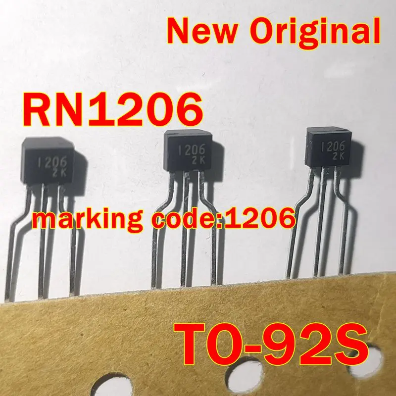 RN1206 TO-92S New Original marking code:1206 Transistor Silicon NPN Epitaxial Type (PCT Process)
RN1206 TO-92S New Original marking code:1206 Transistor Silicon NPN Epitaxial Type (PCT Process)