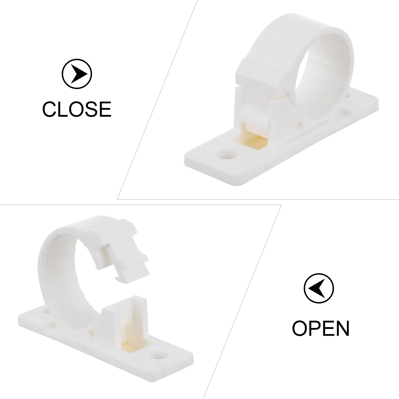 20Pcs Cord Organizer Cable Clips Plastic Wire Clamps Self Adhesive for Household Desktop Wire Fixation Cord Organizer
20Pcs Cord Organizer Cable Clips Plastic Wire Clamps Self Adhesive for Household Desktop Wire Fixation Cord Organizer