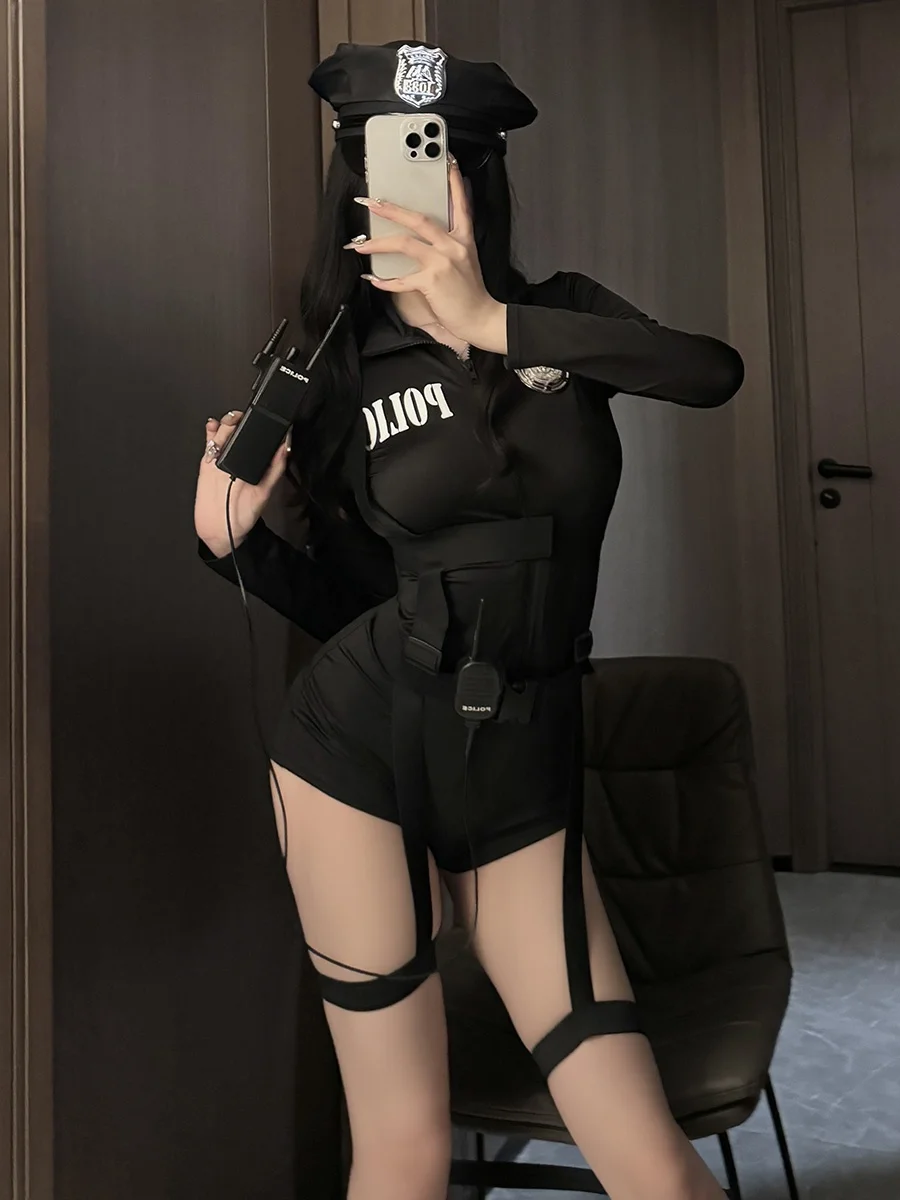 Sexy Women's Police Uniform Set OL Secretary Party Queen Costume Pure Desire Air Stewardess Outfit Short Skirt Long Sleeve
Sexy Women's Police Uniform Set OL Secretary Party Queen Costume Pure Desire Air Stewardess Outfit Short Skirt Long Sleeve