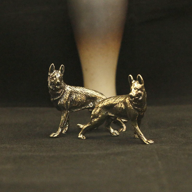 Brass Wolf Wealth Attracting Zodiac Dog Desktop Decoration Ornament Craft Vintage Copperware
Brass Wolf Wealth Attracting Zodiac Dog Desktop Decoration Ornament Craft Vintage Copperware
