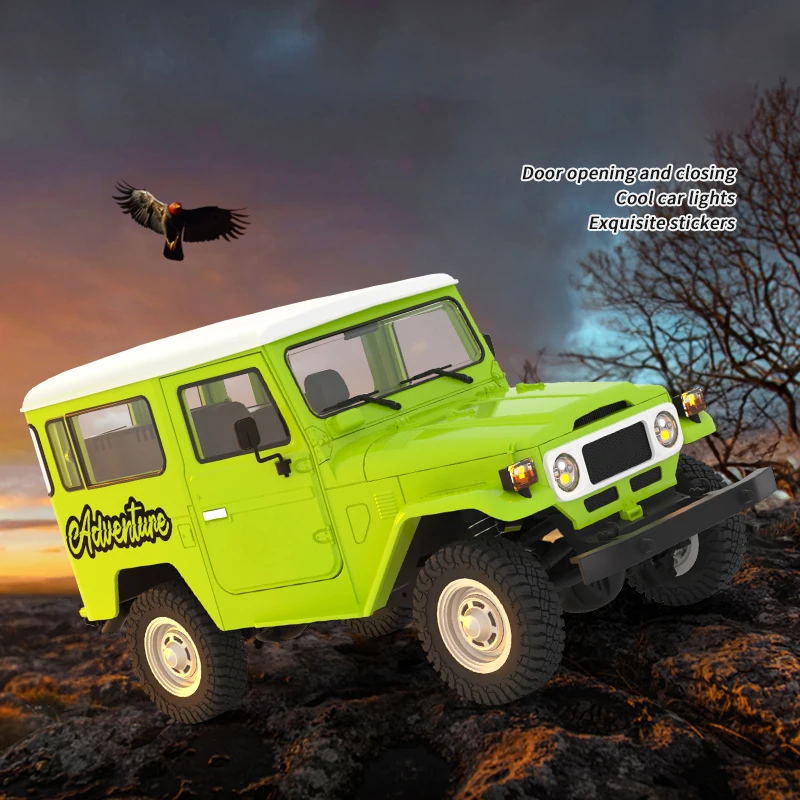 Toys 1/16 HG FJ40 RC Mini Off-road Vehicles RTR 4x4 Electric Crawler Car with Light Sound Systems Smoking Unit Toy TH23353
Toys 1/16 HG FJ40 RC Mini Off-road Vehicles RTR 4x4 Electric Crawler Car with Light Sound Systems Smoking Unit Toy TH23353