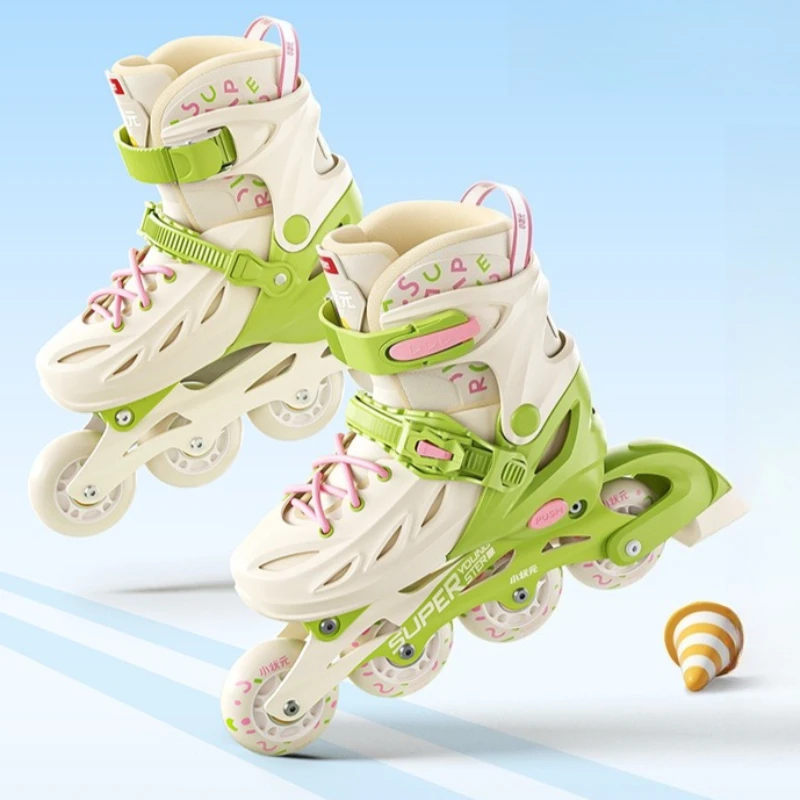 Kids Roller Skate Shoes Skateboard Sports Contrast Color Double Buckle Adjustable Full Flash Beginner Adult Casual Fitness Gear
Kids Roller Skate Shoes Skateboard Sports Contrast Color Double Buckle Adjustable Full Flash Beginner Adult Casual Fitness Gear