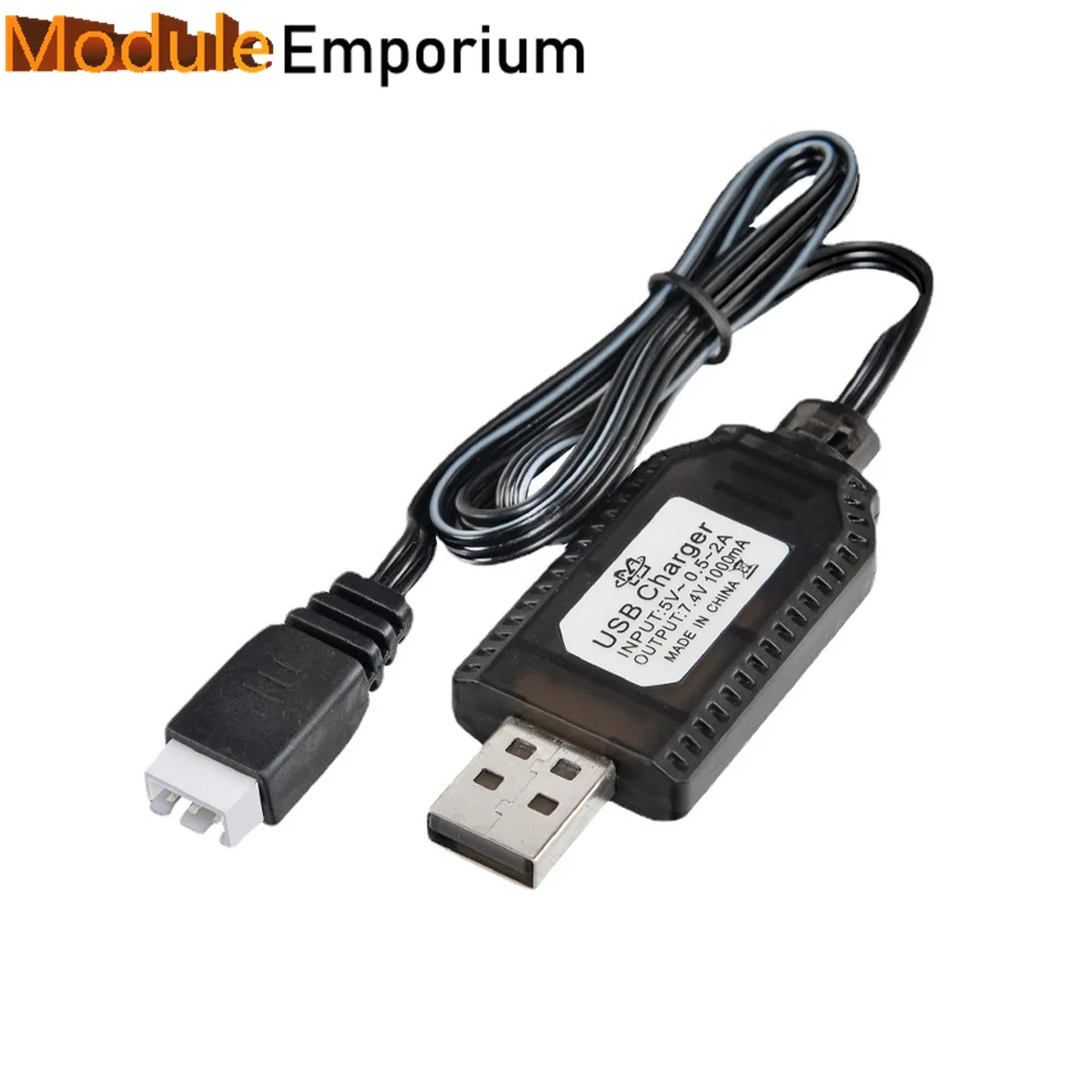 Lithium battery charger 7.4V XH-3P charging cable with protection toy aircraft accessories USB data cable
Lithium battery charger 7.4V XH-3P charging cable with protection toy aircraft accessories USB data cable