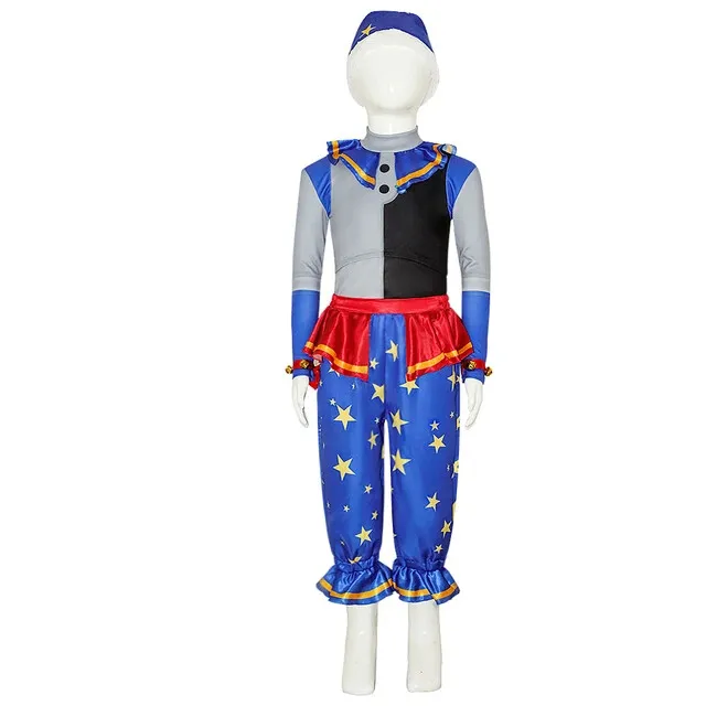 Fulujiacos Kids Clown Freddy Cosplay Costume Jumpsuits Halloween Outfit
Fulujiacos Kids Clown Freddy Cosplay Costume Jumpsuits Halloween Outfit