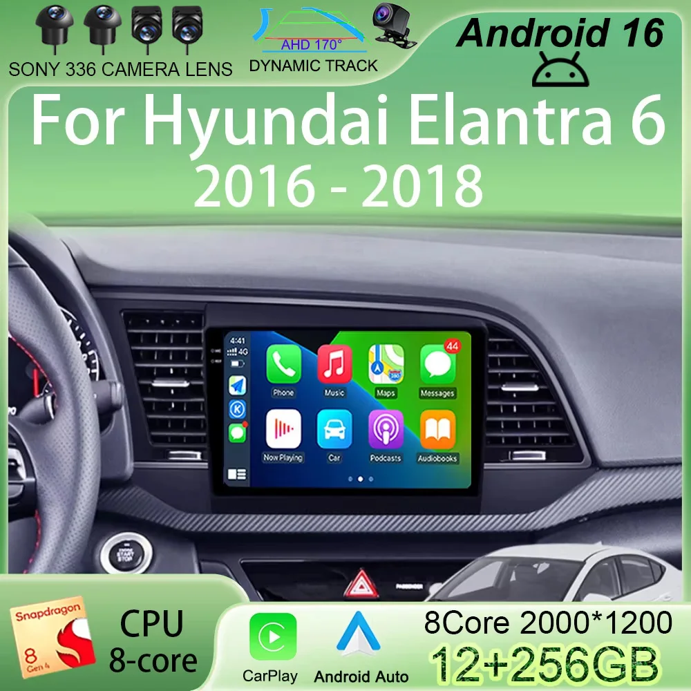 Автомагнитола Android 16 для Hyundai Elantra 6 2016-2018: мультимедийный видеоплеер, навигация GPS, DSP, Carplay, без DVD (2 DIN)
Автомагнитола Android 16 для Hyundai Elantra 6 2016-2018: мультимедийный видеоплеер, навигация GPS, DSP, Carplay, без DVD (2 DIN)