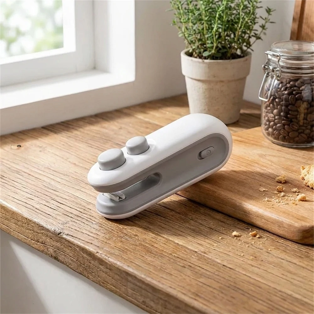 Handheld USB Rechargeable Mini Heat Sealer Portable Bag Sealing Machine for Plastic Packages Food Storage Bags Sealing Clip Keep
Handheld USB Rechargeable Mini Heat Sealer Portable Bag Sealing Machine for Plastic Packages Food Storage Bags Sealing Clip Keep