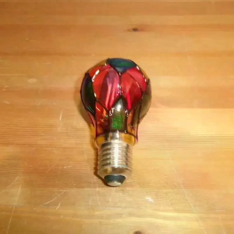 Stained Glass Light Bulb 4W ST64 LED Light Bulb Painted Glass E26 Base Mosaic Night Lamp Home Decor Romantic Festive Atmosphere
Stained Glass Light Bulb 4W ST64 LED Light Bulb Painted Glass E26 Base Mosaic Night Lamp Home Decor Romantic Festive Atmosphere