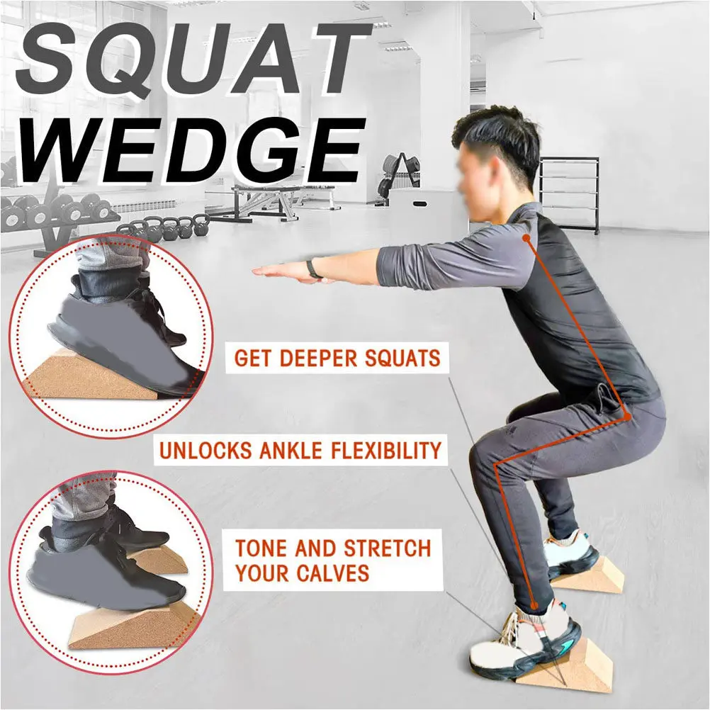 1Pair Deep Squat Block for Plantar Fasciitis Recovery Calf Stretcher Achilles Tendon Relief Portable Wear-Resistant
1Pair Deep Squat Block for Plantar Fasciitis Recovery Calf Stretcher Achilles Tendon Relief Portable Wear-Resistant