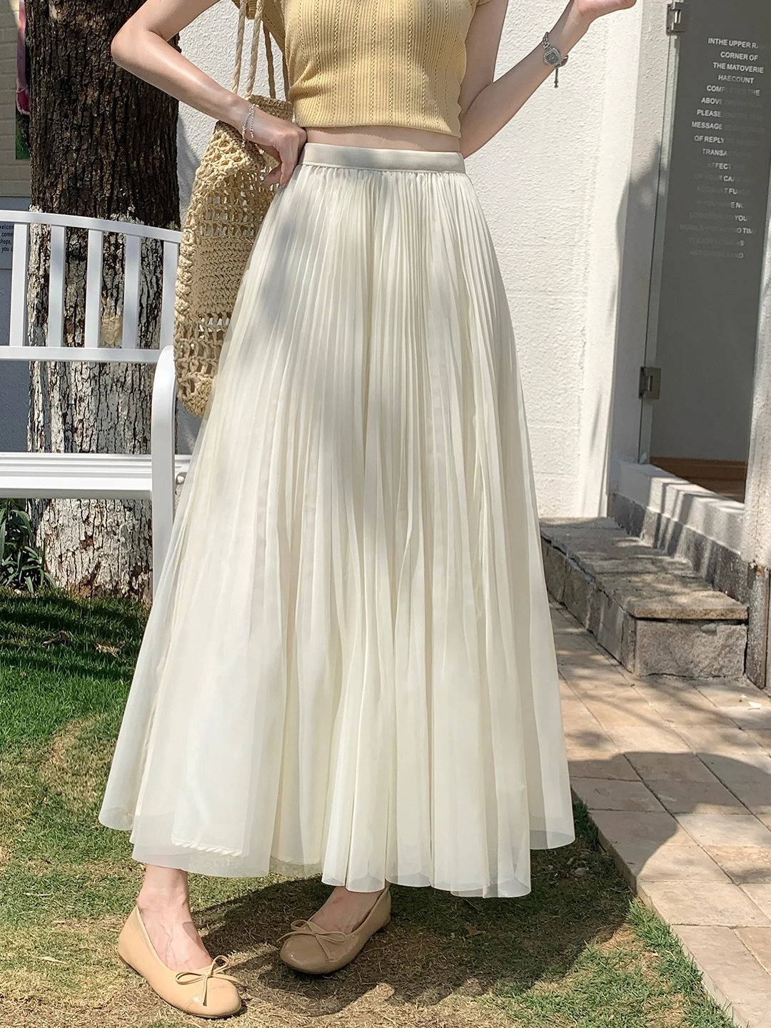 Summer Atmosphere Gauze Fish Tail Skirt A-Line Drifting Hem Pleated Skirt Women Soft Comfortable High Waist Polyester Fiber
Summer Atmosphere Gauze Fish Tail Skirt A-Line Drifting Hem Pleated Skirt Women Soft Comfortable High Waist Polyester Fiber