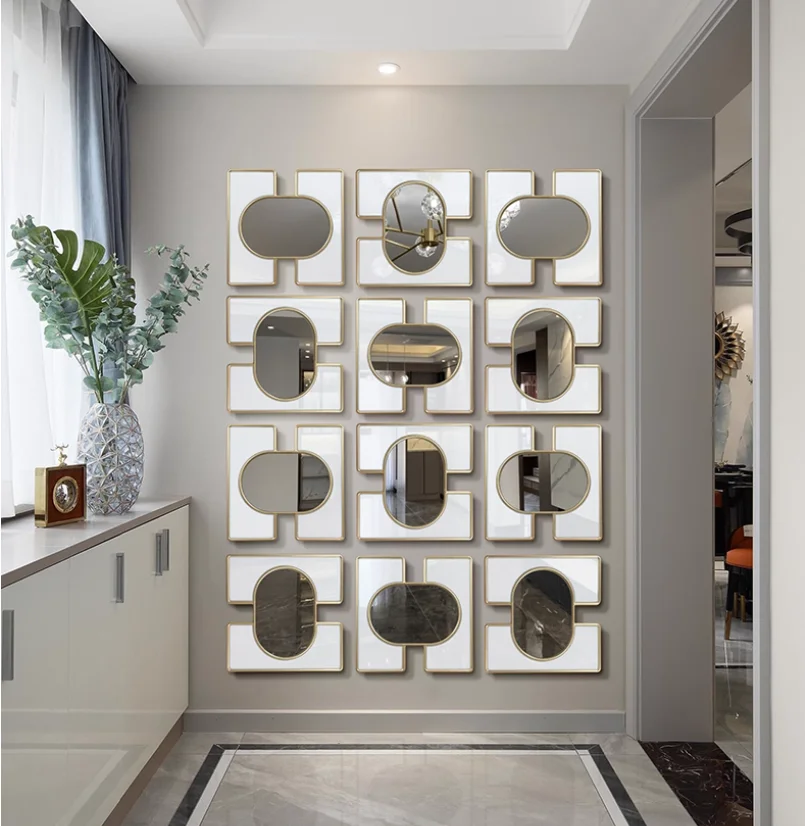French Combination Decorative Mirrors Restaurant Background Wall Mirror Light Room Decorative Mirrors Wall Hanging Home Q
French Combination Decorative Mirrors Restaurant Background Wall Mirror Light Room Decorative Mirrors Wall Hanging Home Q