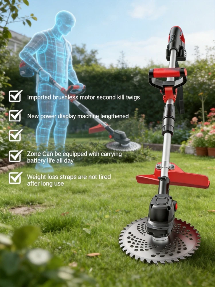 Rechargeable Lithium Battery Electric Lawn Mower Multifunctional Small Household Garden Weeder
Rechargeable Lithium Battery Electric Lawn Mower Multifunctional Small Household Garden Weeder