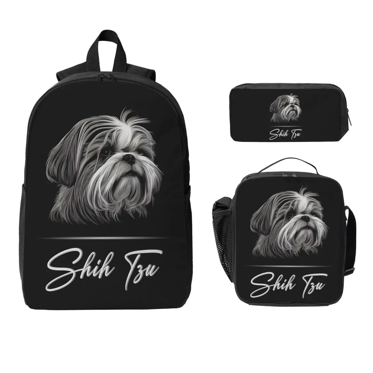 Dog Lover Shih Tzu Crest Backpack Boys Girls BookBag School Bag Computer Shoulder Bags 3ps Insulated Lunch Bag Pencil Case
Dog Lover Shih Tzu Crest Backpack Boys Girls BookBag School Bag Computer Shoulder Bags 3ps Insulated Lunch Bag Pencil Case