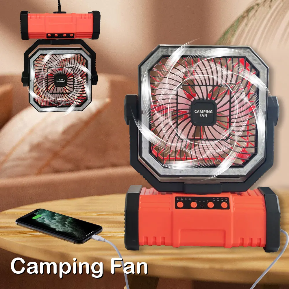 Потолочный вентилятор для кемпинга, 20000 мАч, перезаряжаемый циркулятор для кемпинга с подсветкой и дистанционным управлением, вентилятор для кемпинга с циркуляцией холодного воздуха
Потолочный вентилятор для кемпинга, 20000 мАч, перезаряжаемый циркулятор для кемпинга с подсветкой и дистанционным управлением, вентилятор для кемпинга с циркуляцией холодного воздуха