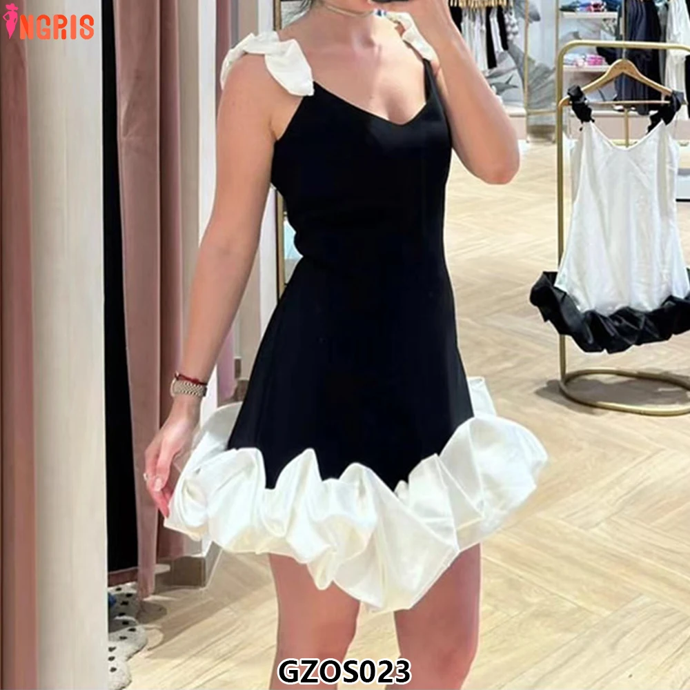 Round Neck Sleeveless Solid Color Casual Fashion Women Summer Mini Dress-GZOS023
Round Neck Sleeveless Solid Color Casual Fashion Women Summer Mini Dress-GZOS023