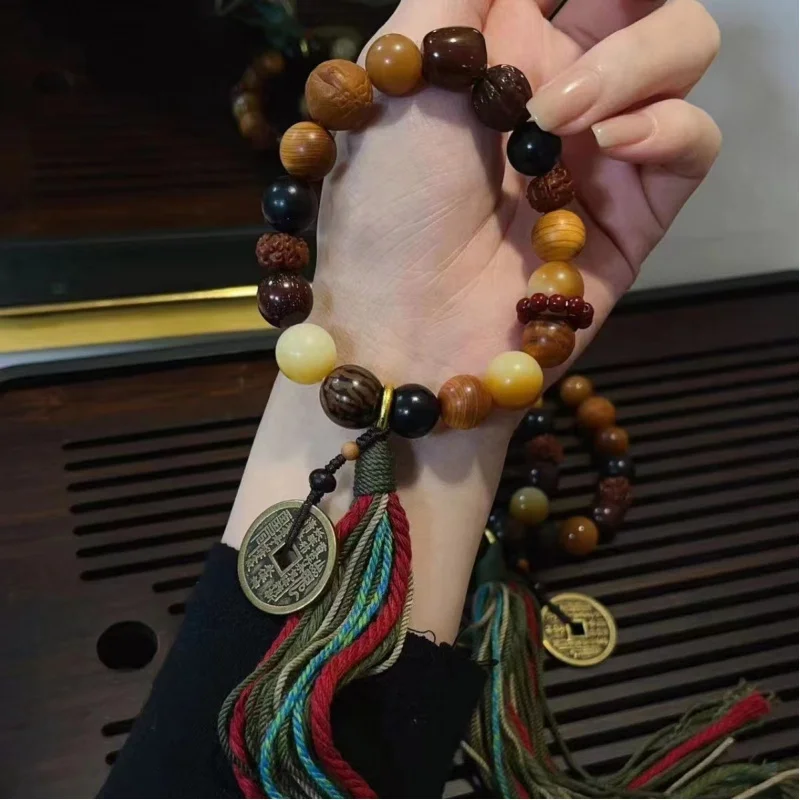 Original design multi-bead 18-seed hand-held pendant , niche vintage style, versatile bracelet and jewelry
Original design multi-bead 18-seed hand-held pendant , niche vintage style, versatile bracelet and jewelry