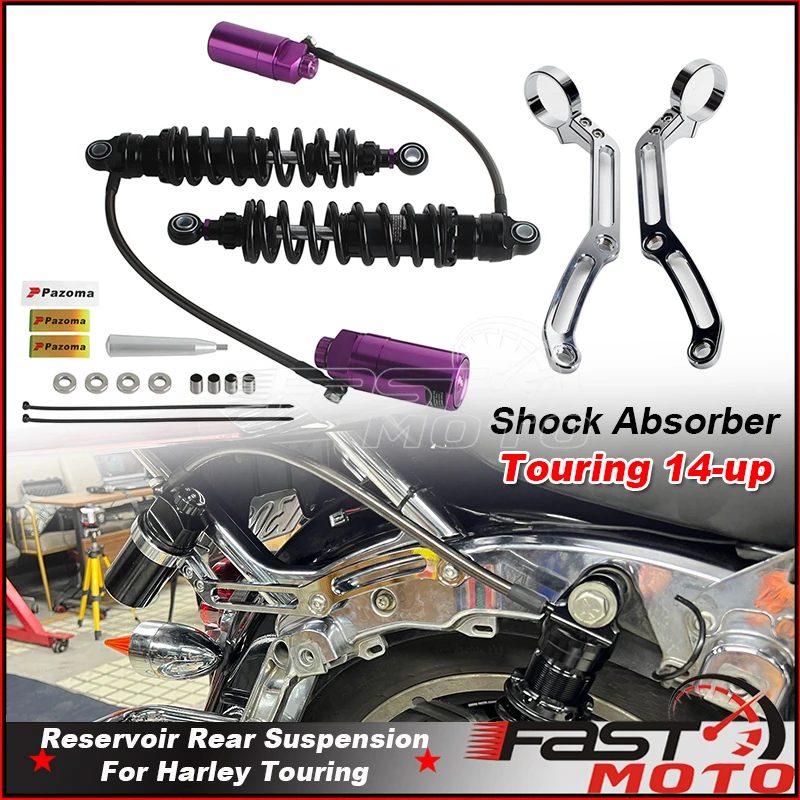 Motorcycles Shocks Absorber Rear Ride Suspensions 14-24 For Harley Touring Road Glide CVO FLTRKSE FLTRXSE FLTRUSE Ultra Limited 
Motorcycles Shocks Absorber Rear Ride Suspensions 14-24 For Harley Touring Road Glide CVO FLTRKSE FLTRXSE FLTRUSE Ultra Limited