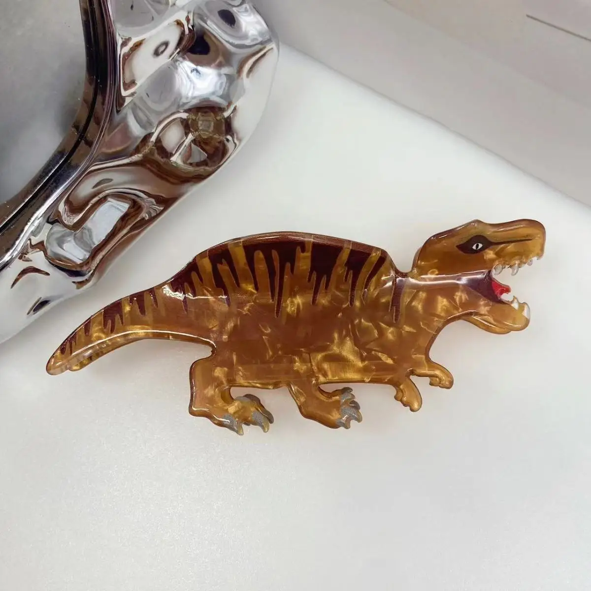 Fashion Acrylic Dinosaur Hair Claws Cartoon Funny Chameleon Crab Hair Clips Ponytail Holder For Women Girls Hair Accessories
Fashion Acrylic Dinosaur Hair Claws Cartoon Funny Chameleon Crab Hair Clips Ponytail Holder For Women Girls Hair Accessories
