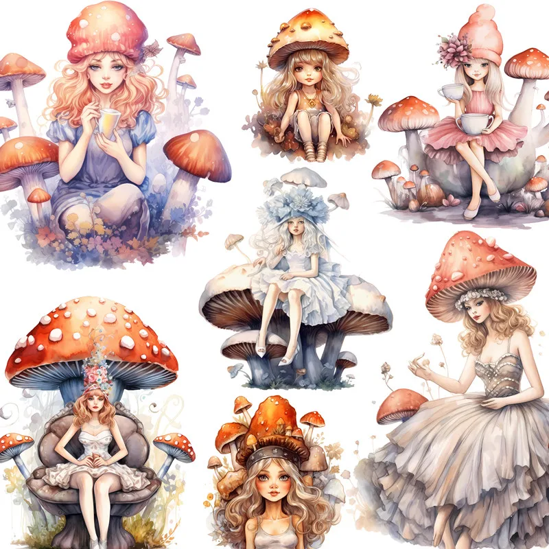 Mushroom Girl Stickers Crafts And Scrapbooking stickers kids toys book Decorative sticker DIY Stationery
Mushroom Girl Stickers Crafts And Scrapbooking stickers kids toys book Decorative sticker DIY Stationery