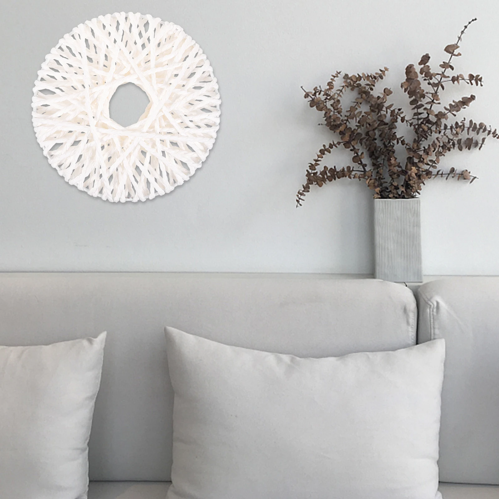 Wicker Chinese Style Wall Decoration Tapestry Hanging Rustic Cotton Thread Decorations Disc
Wicker Chinese Style Wall Decoration Tapestry Hanging Rustic Cotton Thread Decorations Disc