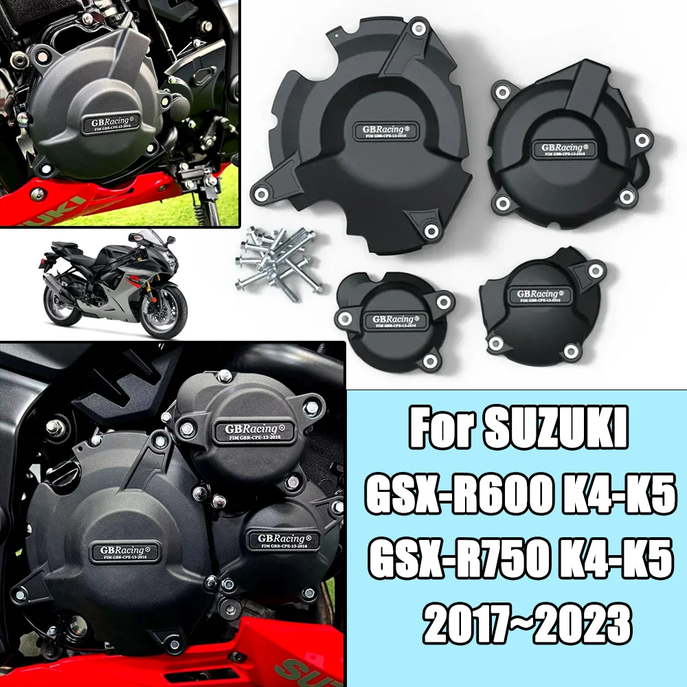 GB Racing Engine Cover GSXR 600 750 2004~2005 GSXS750 2017~2023 For SUZUKI Motorcycle Alternator Clutch Protection Accessories
GB Racing Engine Cover GSXR 600 750 2004~2005 GSXS750 2017~2023 For SUZUKI Motorcycle Alternator Clutch Protection Accessories