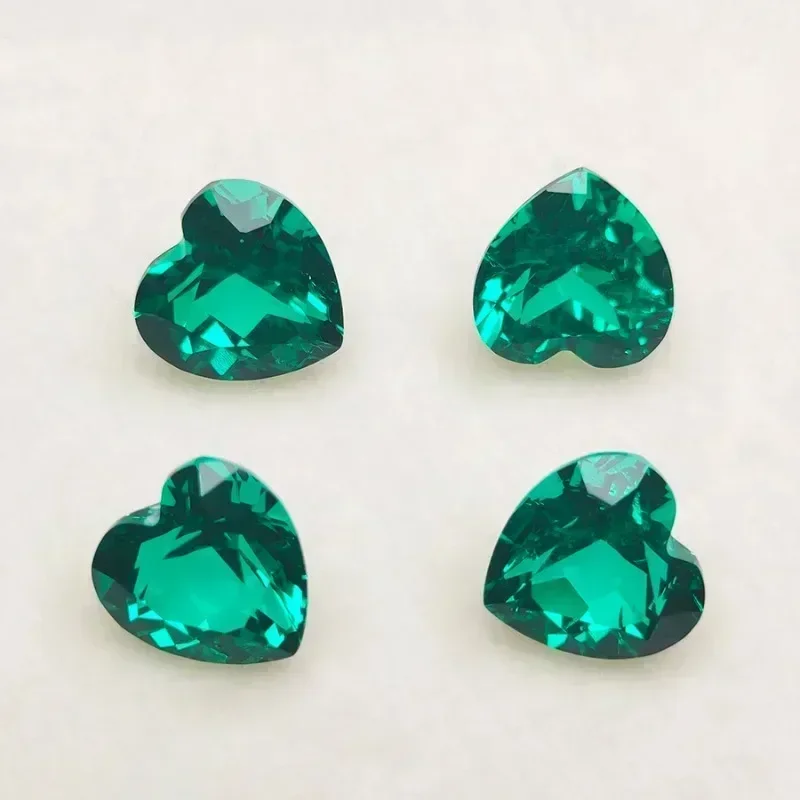 Top Lab Grown Columbian Emerald Heart Shape Selectable AGL Certificate Hydrothermal Emeralds for Diy Jewelry Making Materials
Top Lab Grown Columbian Emerald Heart Shape Selectable AGL Certificate Hydrothermal Emeralds for Diy Jewelry Making Materials