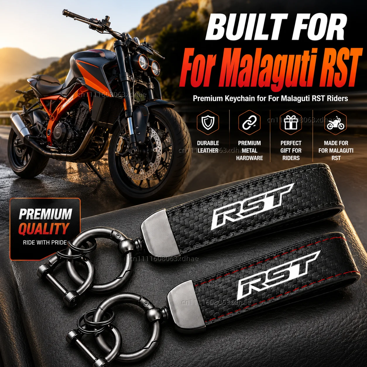 High-Grade Leather Motorcycle Keychain Holder Keyring Accessories For Malaguti RST 2023-2024
High-Grade Leather Motorcycle Keychain Holder Keyring Accessories For Malaguti RST 2023-2024