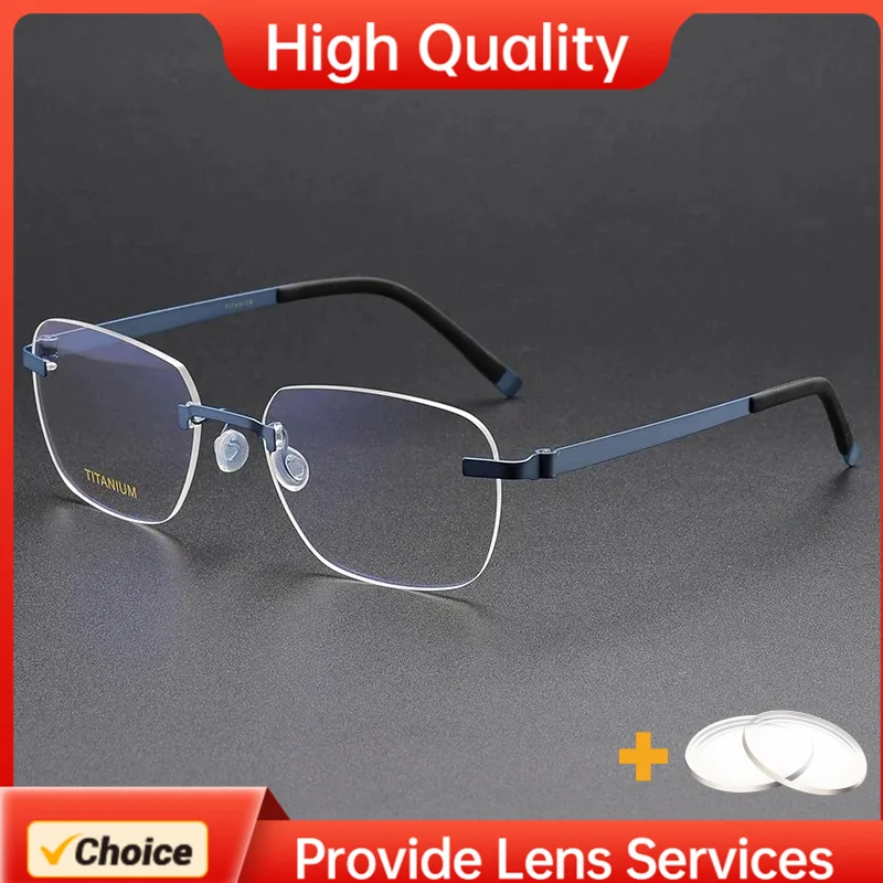 LINDBERG-Style Custom Photochromic Lenses Designer Titanium Frameless Optical Glasses Frame Lightweight Rimless Square 2437
LINDBERG-Style Custom Photochromic Lenses Designer Titanium Frameless Optical Glasses Frame Lightweight Rimless Square 2437
