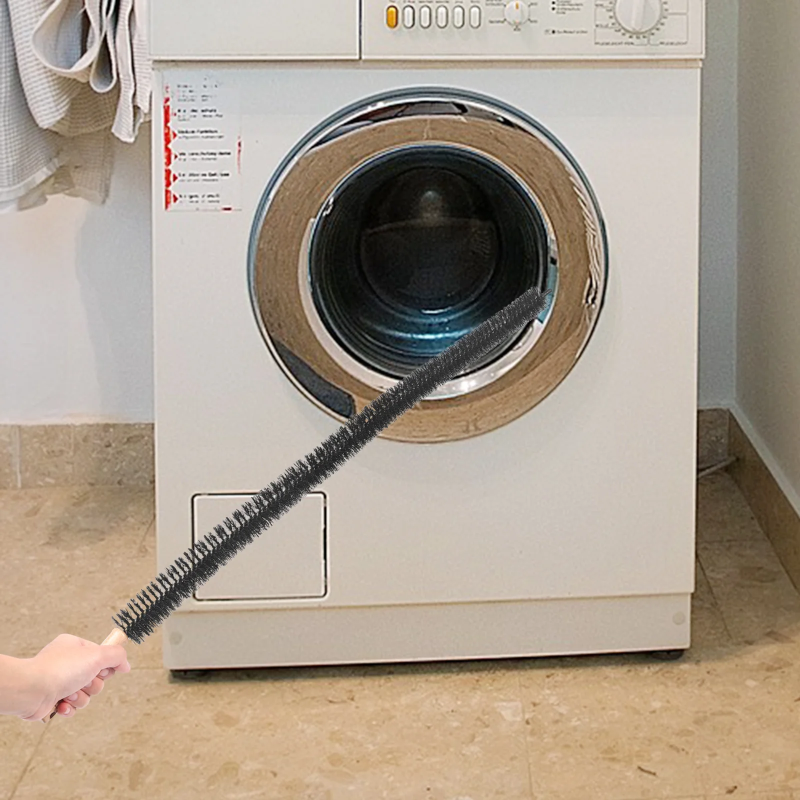 Cleaning Brush For Washing Machines Multifunctional Long Handle Wooden Brush Soft Bristles For Dryer Vent Refrigerator
Cleaning Brush For Washing Machines Multifunctional Long Handle Wooden Brush Soft Bristles For Dryer Vent Refrigerator