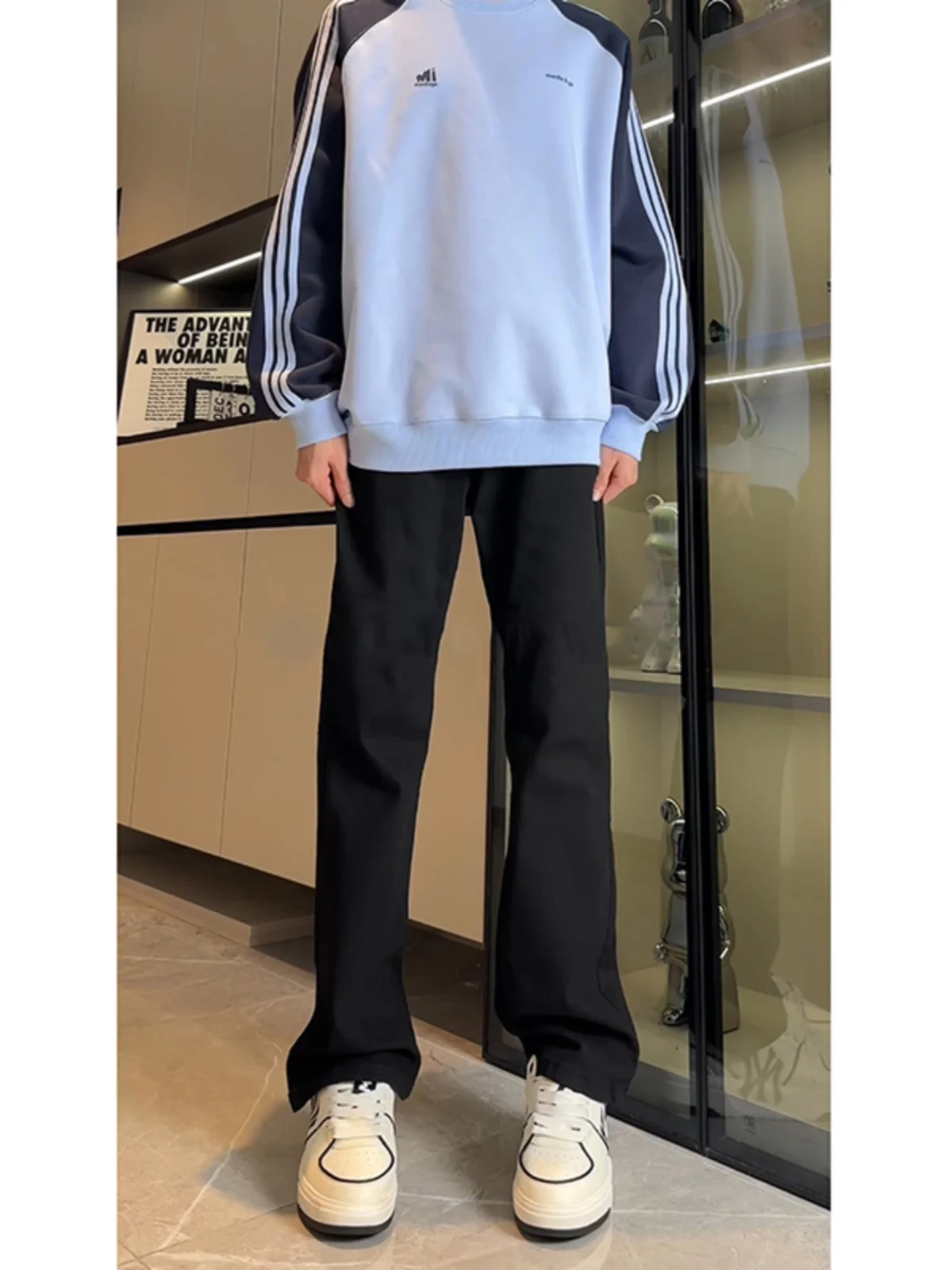 Bla Slim Fit Denim Jeans Men's Autumn Winter Thiened Straight Leg Pants Warm Fce Youth Faion High Street Sle
Bla Slim Fit Denim Jeans Men's Autumn Winter Thiened Straight Leg Pants Warm Fce Youth Faion High Street Sle