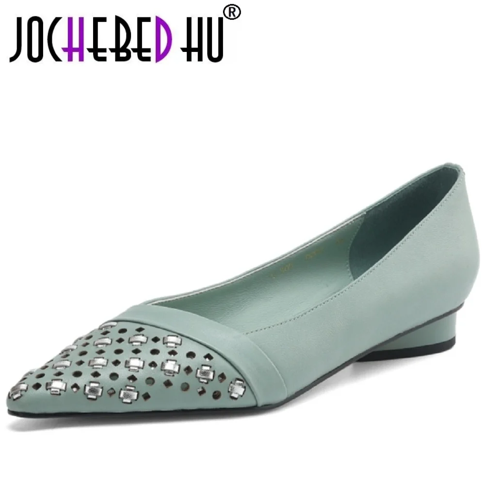 【JOCHEBED HU】Женские модные офисные женские туфли ручной работы из натуральной кожи для отдыха и комфорта с острым носком на толстом каблуке, размеры 34-40
【JOCHEBED HU】Женские модные офисные женские туфли ручной работы из натуральной кожи для отдыха и комфорта с острым носком на толстом каблуке, размеры 34-40