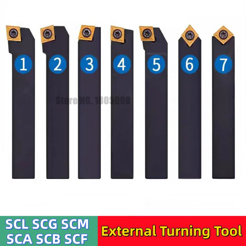1PC External Turning Tool Holder SCLCR1010 0808 1212 1616 2020 SCKCR SCFCR SCMCN SCGCR SCBCR SCACR For Used on CNC Lathe Machine
1PC External Turning Tool Holder SCLCR1010 0808 1212 1616 2020 SCKCR SCFCR SCMCN SCGCR SCBCR SCACR For Used on CNC Lathe Machine