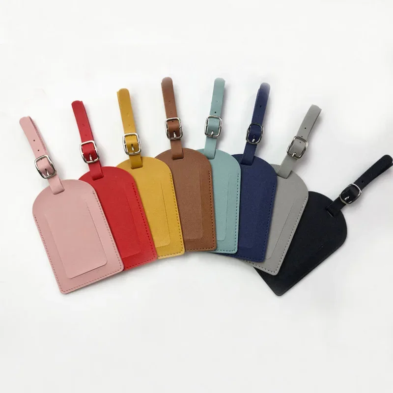Portable 1PC PU Leather Luggage Tag Suitcase Color Label Baggage Boarding Bag Tag Name ID Address Holder Travel Accessories
Portable 1PC PU Leather Luggage Tag Suitcase Color Label Baggage Boarding Bag Tag Name ID Address Holder Travel Accessories