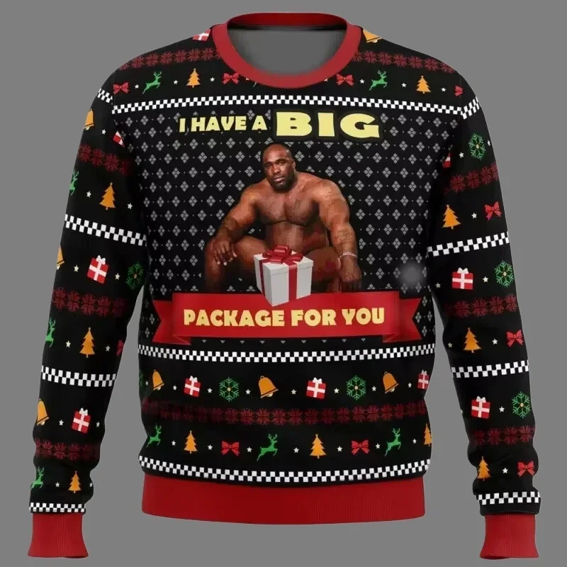 New Big Package Barry Wood Meme Ugly Christmas Sweater Spring Autumn Men's Pullover Top Fashion Couple Crew Neck Sweatshirt
New Big Package Barry Wood Meme Ugly Christmas Sweater Spring Autumn Men's Pullover Top Fashion Couple Crew Neck Sweatshirt