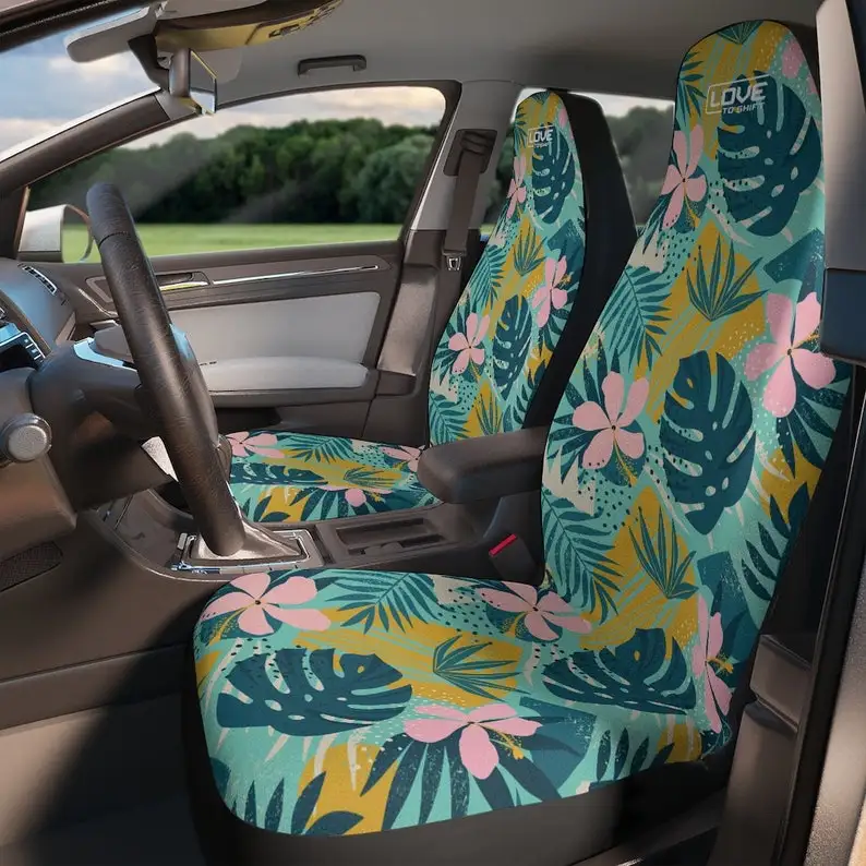 Seat Covers for Car, Car Seat Protector, SUV Seat Covers, Interior Car Decor, Tropical Flowers Universal Front Seat Cover Set Fo
Seat Covers for Car, Car Seat Protector, SUV Seat Covers, Interior Car Decor, Tropical Flowers Universal Front Seat Cover Set Fo