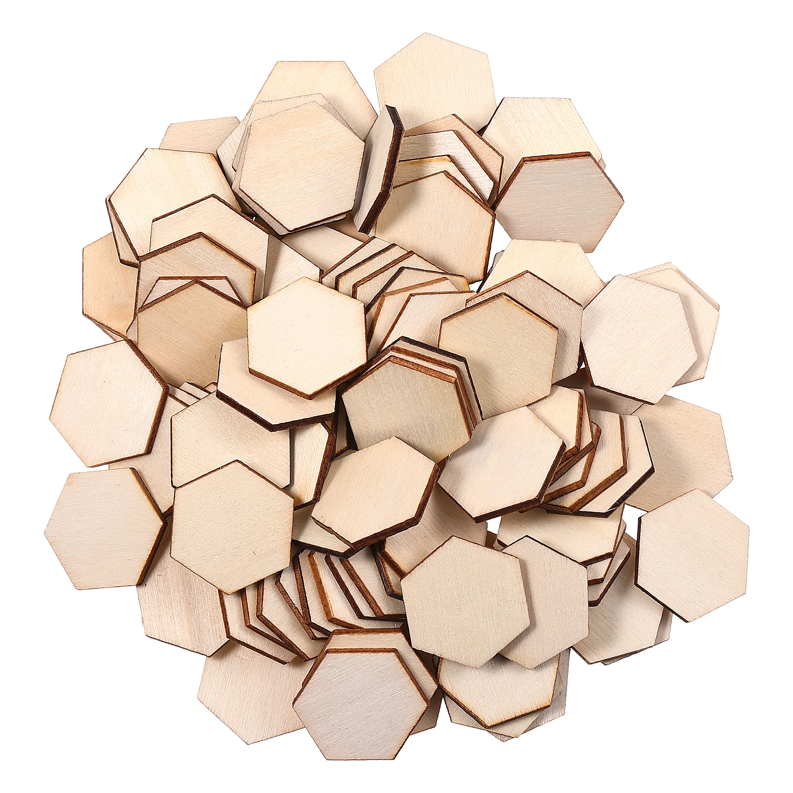 100pcs Hexagon Unfinished Slices Wood Cutouts for DIY Crafts Smooth Edges Art Projects Hexagon Cutouts Decorations
100pcs Hexagon Unfinished Slices Wood Cutouts for DIY Crafts Smooth Edges Art Projects Hexagon Cutouts Decorations