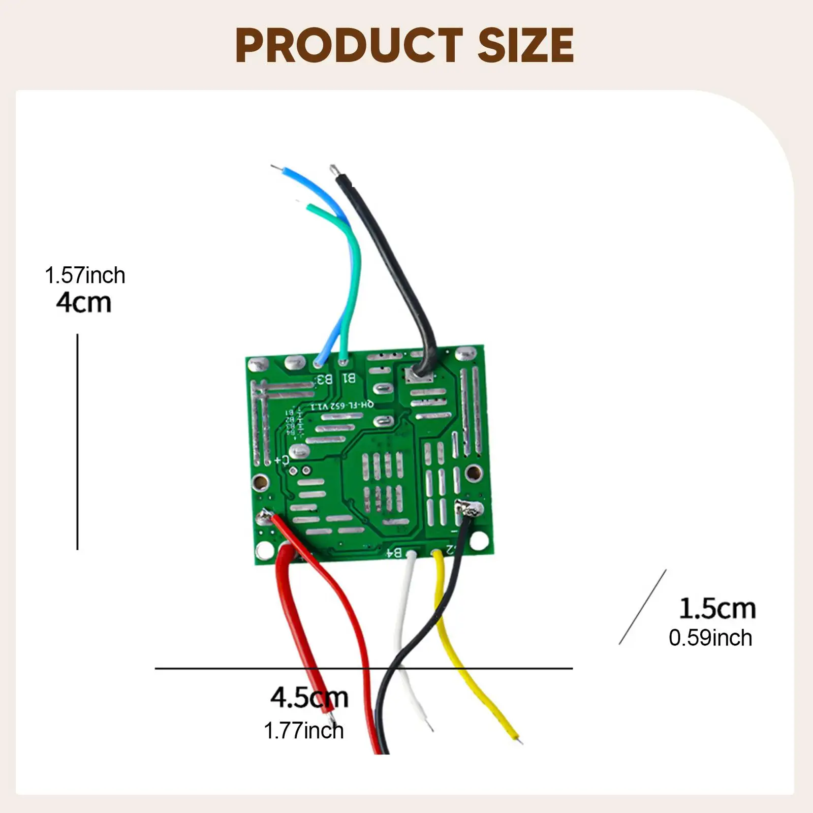 High Performance 21V Battery Protection Circuit Board for Electric Drill Wrench Power Tools Easy to Install
High Performance 21V Battery Protection Circuit Board for Electric Drill Wrench Power Tools Easy to Install