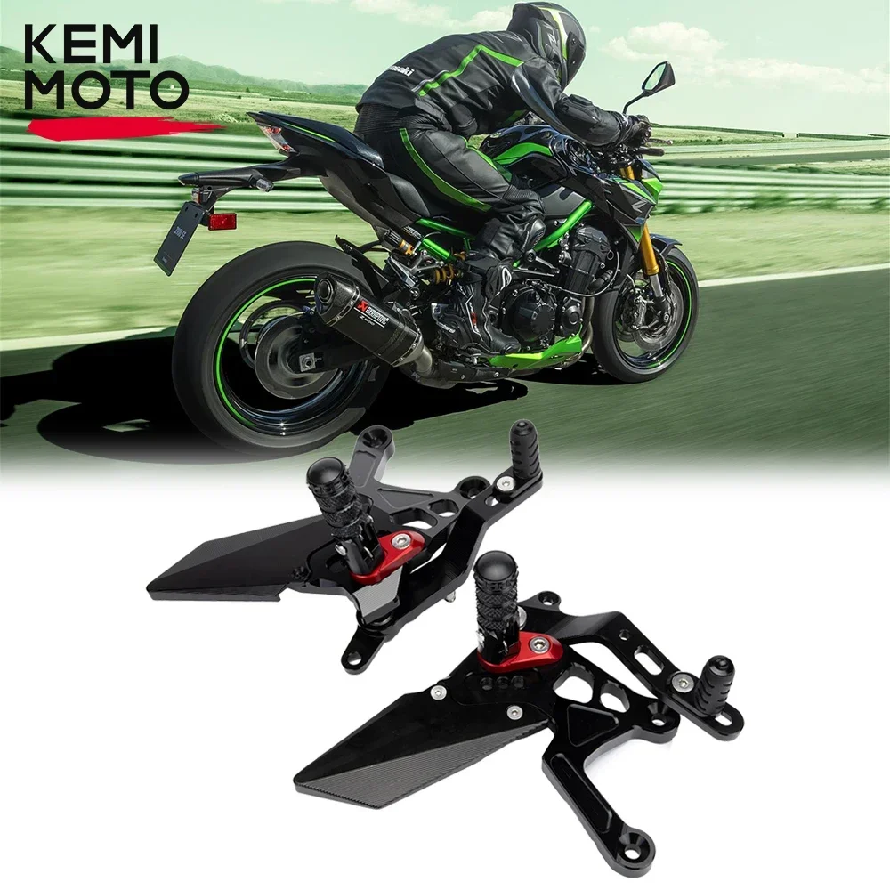 Подставки для мотоциклов KAWASAKI Z900 2017 2021 CNC, Регулируемые задние подставки для пассажиров, оборудование из алюминиевого сплава KEMiMOTO
Подставки для мотоциклов KAWASAKI Z900 2017 2021 CNC, Регулируемые задние подставки для пассажиров, оборудование из алюминиевого сплава KEMiMOTO